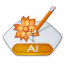 Adobe Illustrator AI Icon 64x64 png